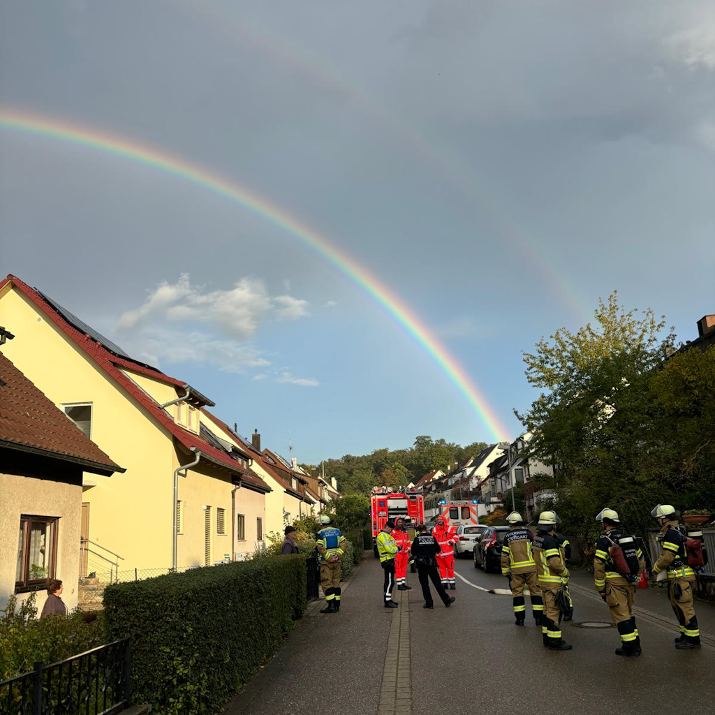 Einsatzfoto Am Nachmittag wurde die Feuerwehr durch Anwohner über Gasgeruch informiert ...